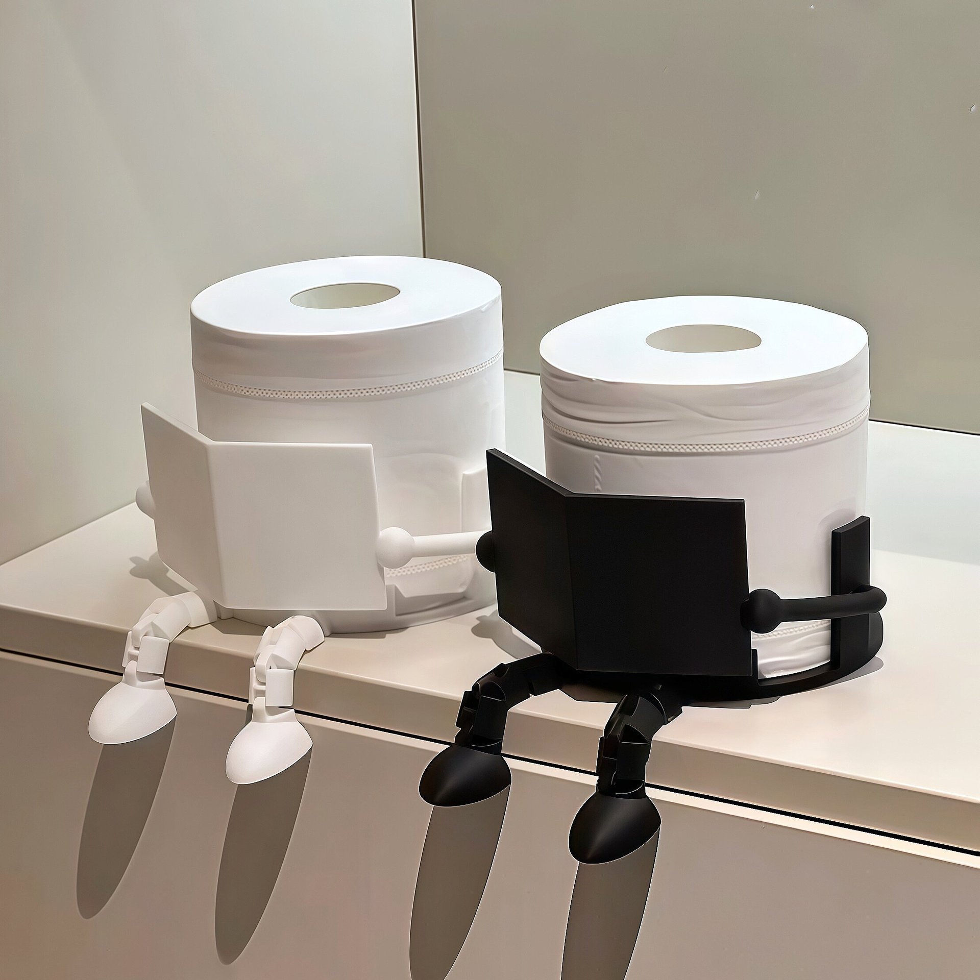 3D Printing Household Items - 3D-gedruckter Toilettenpapierhalter - Toilettenpapier-Aufbewahrungsregal - Badezimmer-Haushaltsartikel
