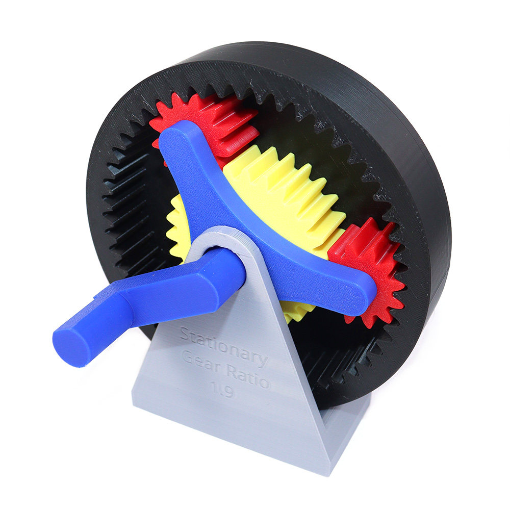 3D Printing Gears - Zusammenbaubares Planetengetriebemodell Mechanisches Getriebeset Übertragungssystem Prinzip