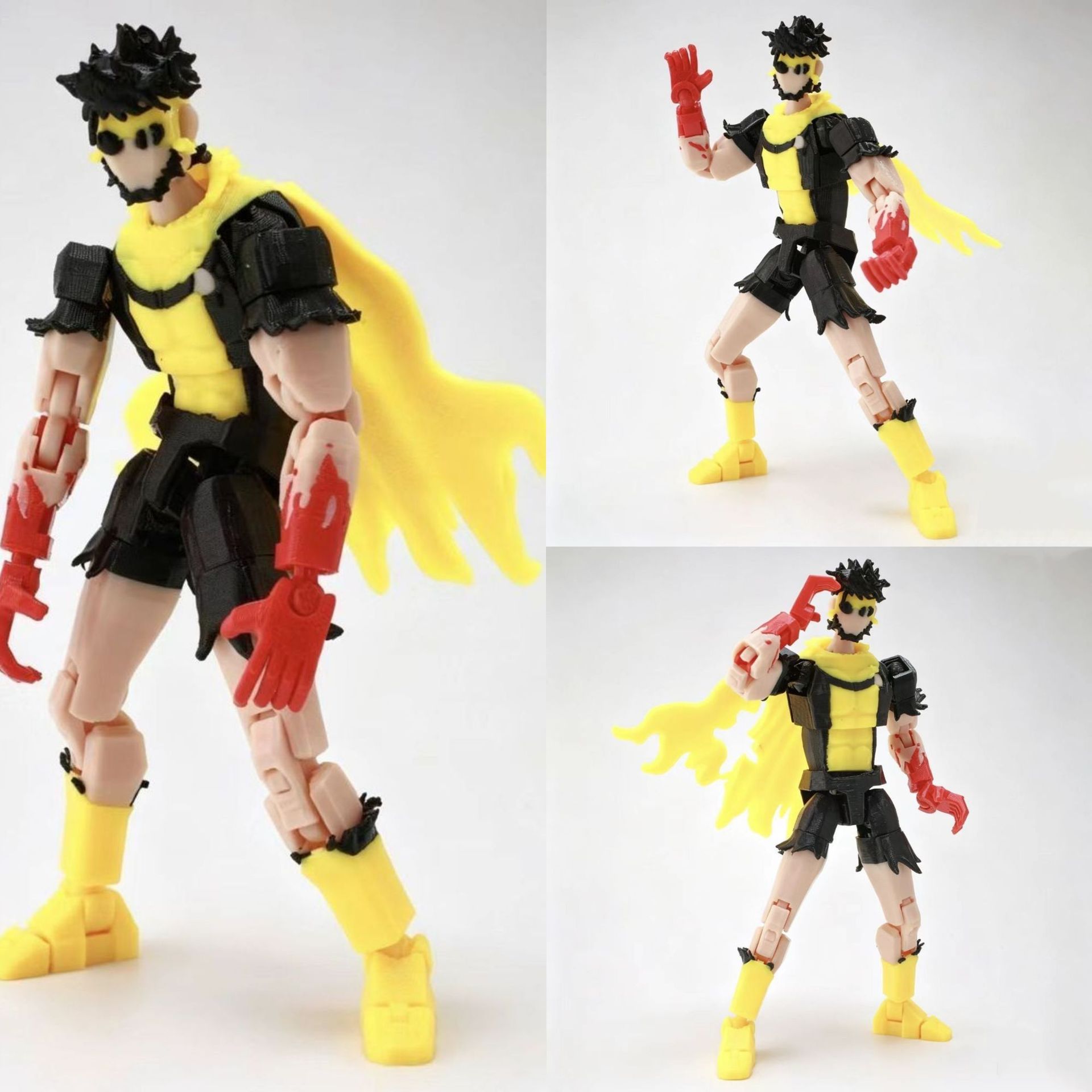 3D Printing Idea - 3D-gedruckte, mehrfach bewegliche Puppe, Spielzeugfigur Invincible