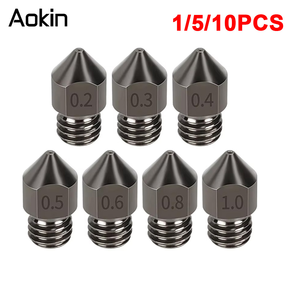 Ender 3 Upgrade Kit - 1/5/10PCS MK8 Düse Upgrade Gehärteter Stahl