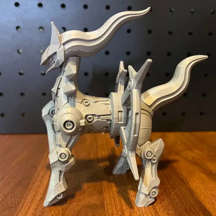 3D Printing Idea - Pokémon 3D-Gedrucktes Mechanisches Arceus-Modell im Mecha-Stil,