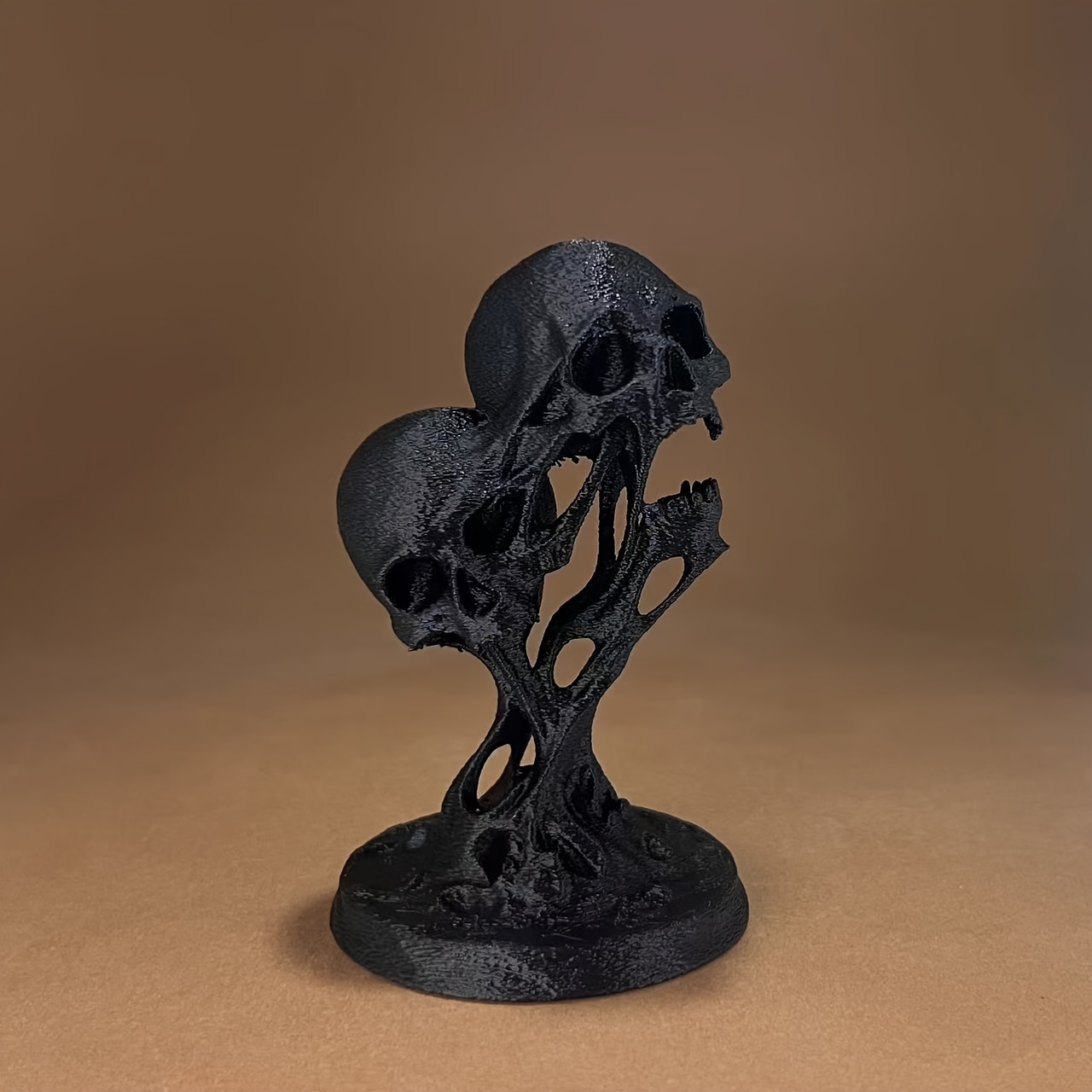 3D Printing Household Items - 1-teilige gotische Schmelzende-Totenkopf-Statue – Vintage 3D-gedrucktes