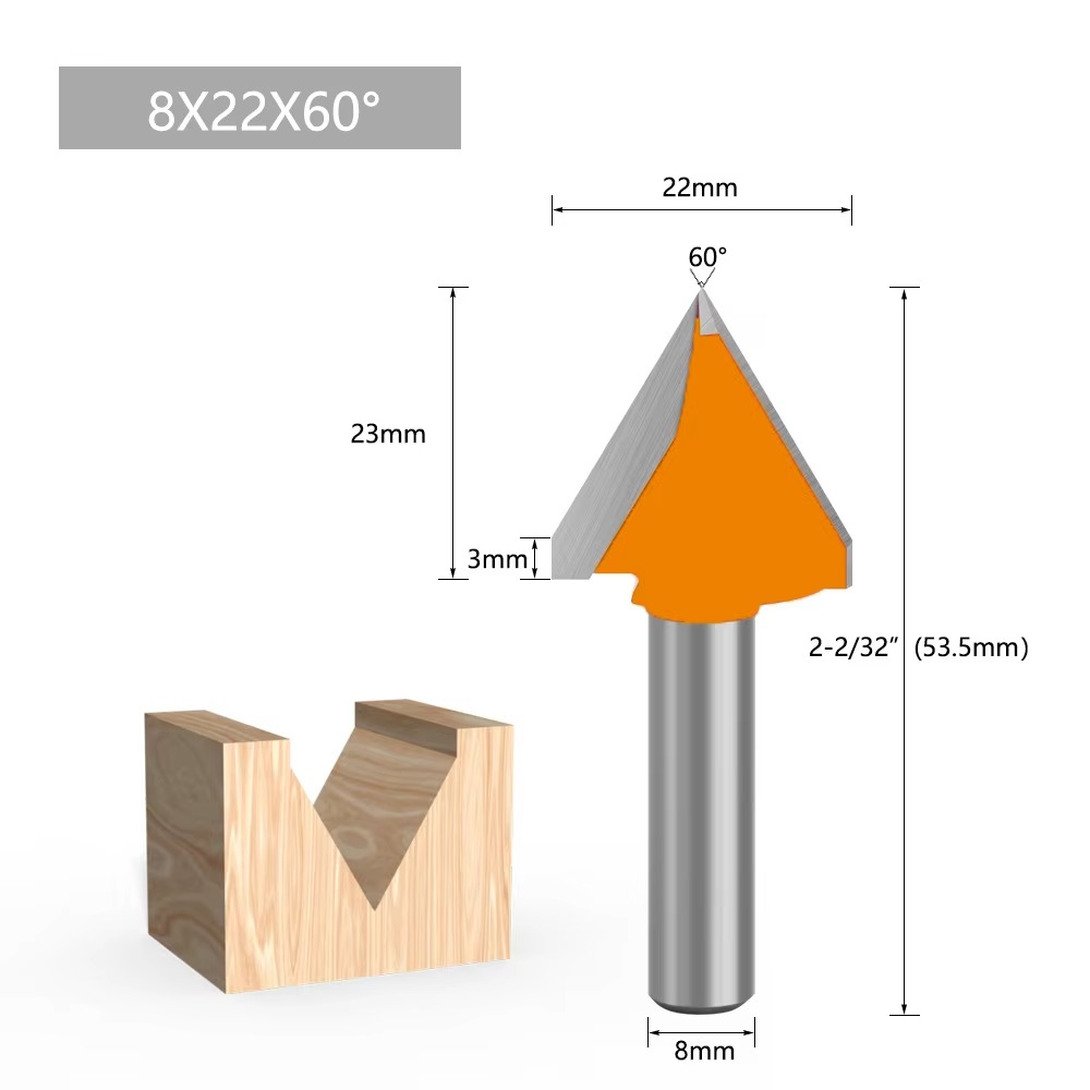 1 Stück 8MM Schaftfräser Holzs – 3D Printing Online Bewertung und Preis
