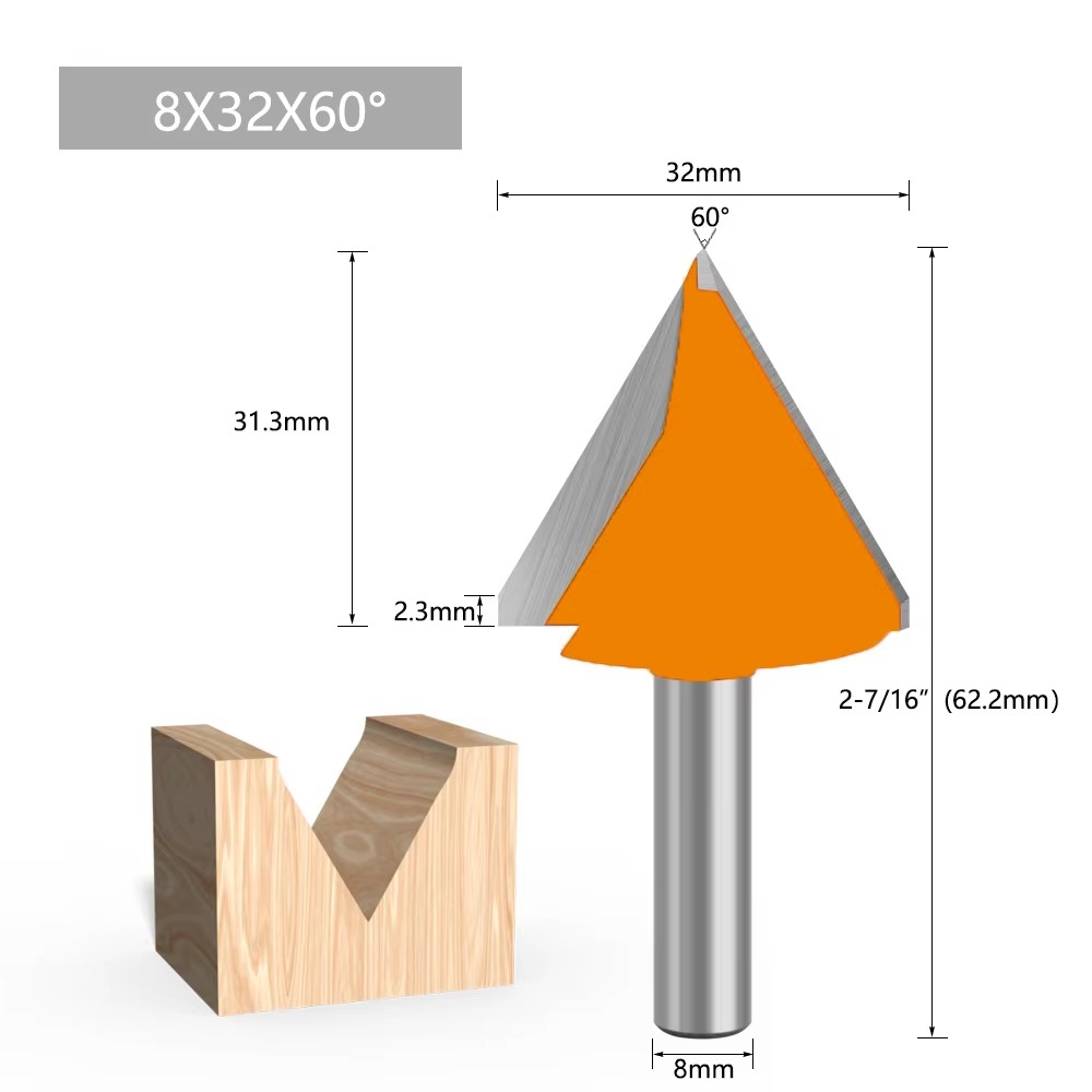 1 Stück 8MM Schaftfräser Holzs – 3D Printing Online Bewertung und Preis