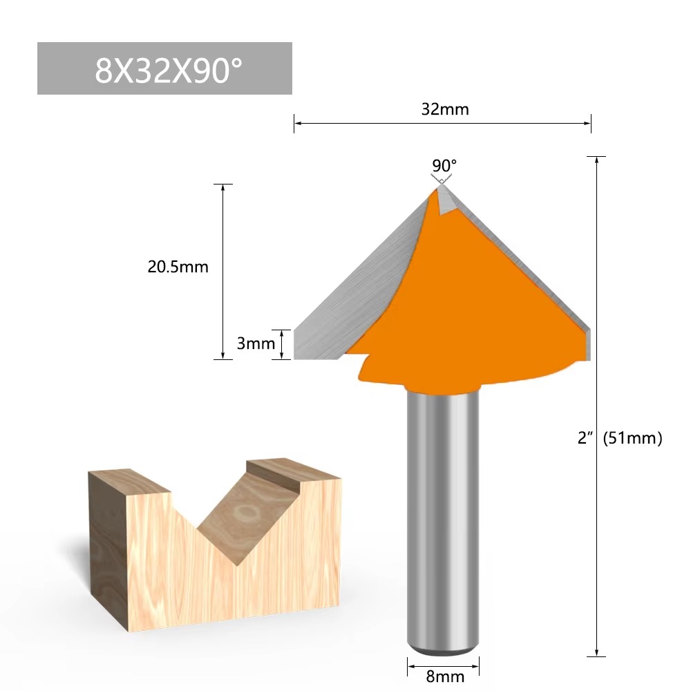 1 Stück 8MM Schaftfräser Holzs – 3D Printing Online Bewertung und Preis