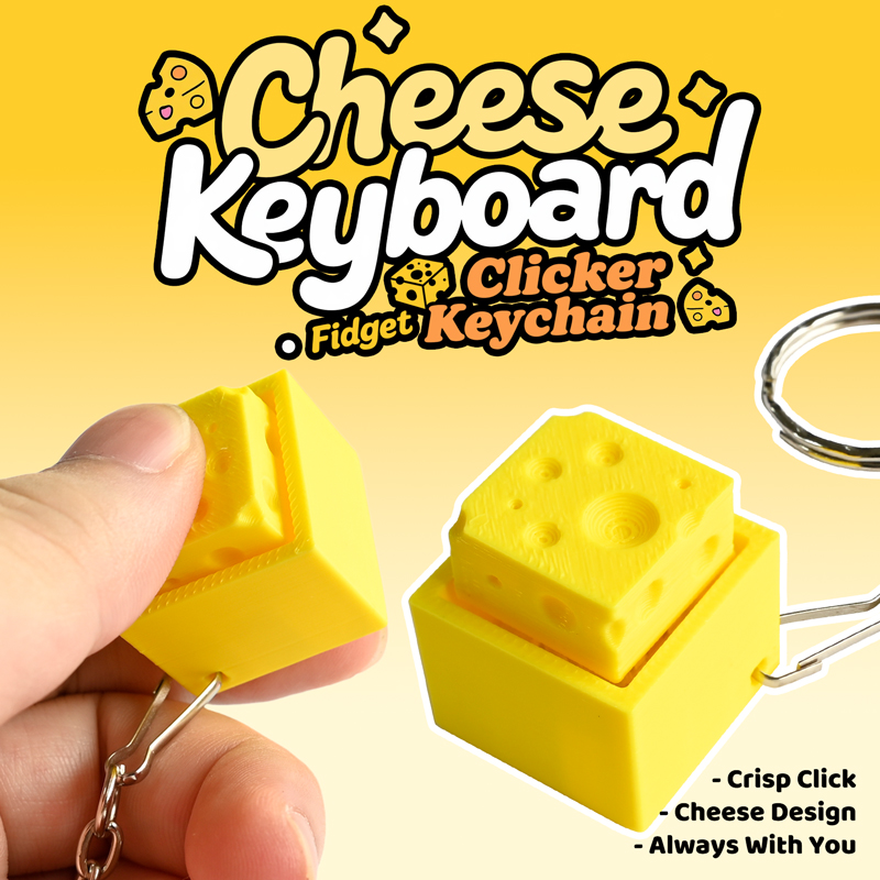 3D-gedruckter Käse-Schlüsselan – 3D Printing Idea Bewertung und Preis