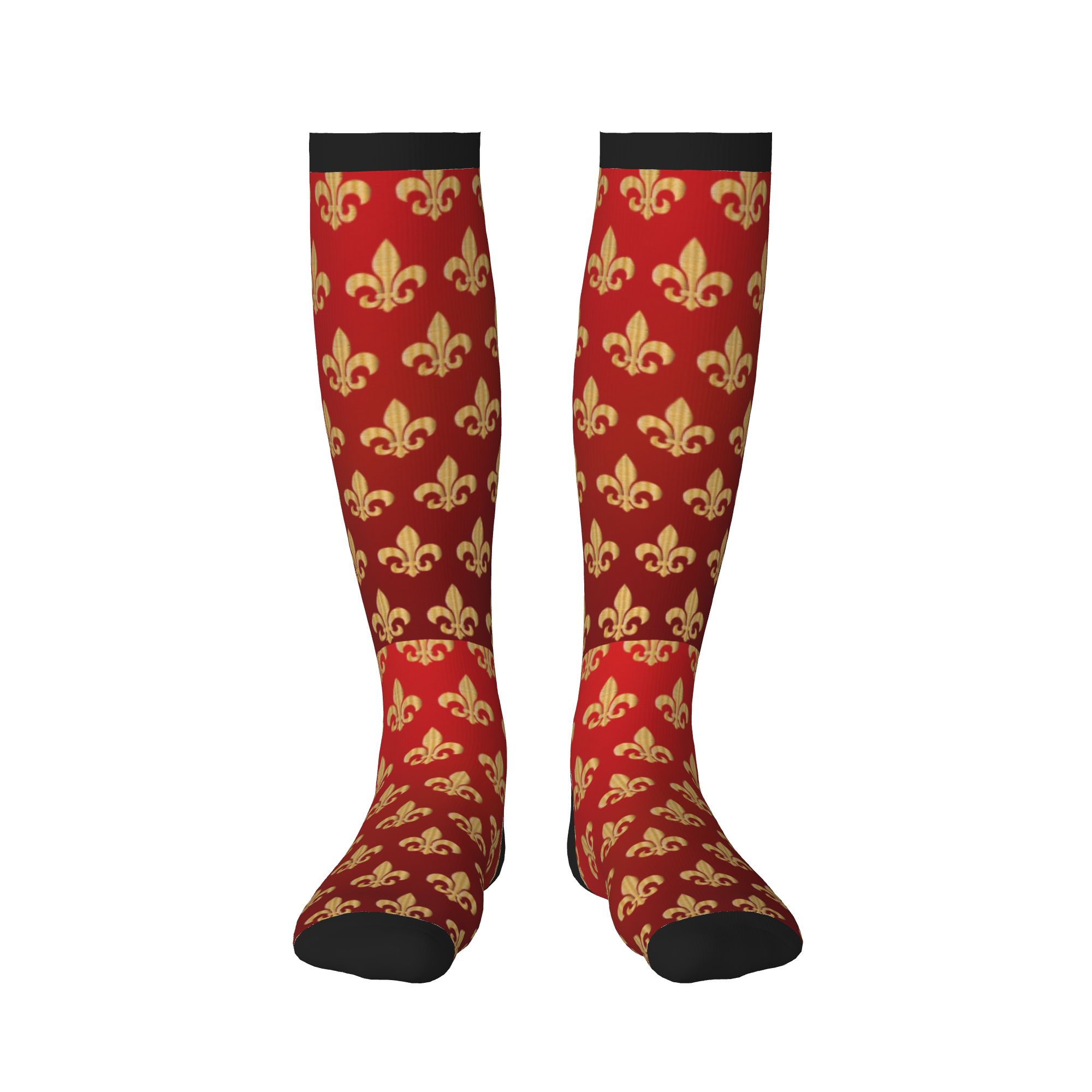 Herren-Socken in Rot und Gold  – 3D Printing Gold Bewertung und Preis