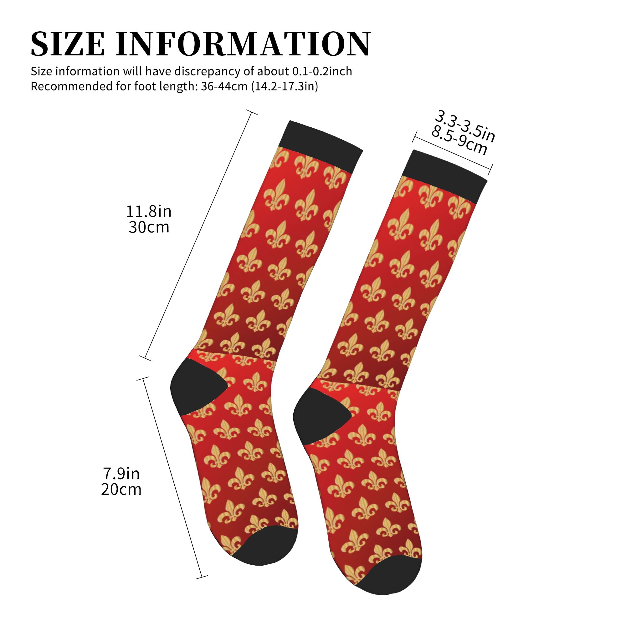 Herren-Socken in Rot und Gold  – 3D Printing Gold Bewertung und Preis