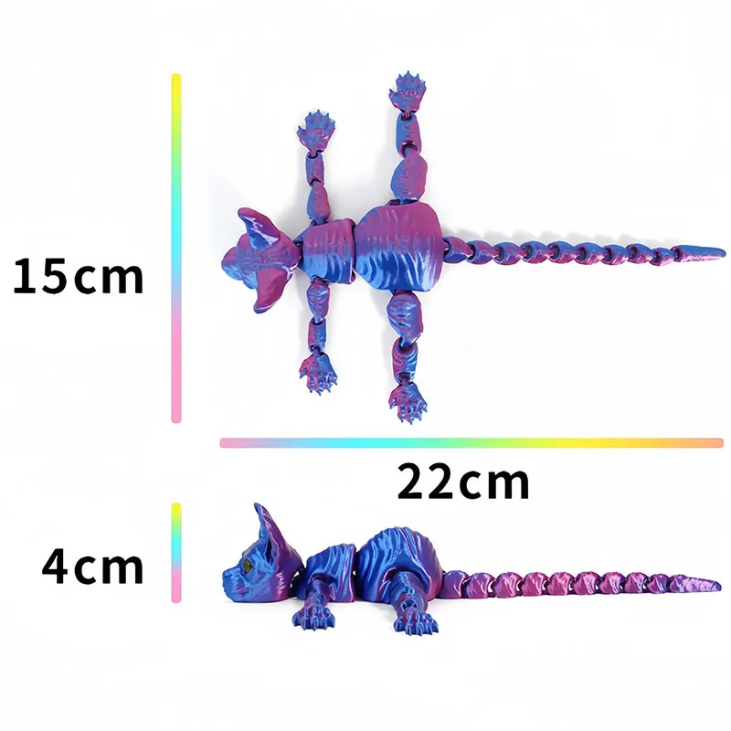 3D-gedruckte Katze, realistisc – 3D Printing Household Items Bewertung und Preis