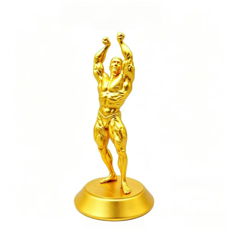 Hardcore Muskulöse Männliche W – 3D Printing Gold Bewertung und Preis