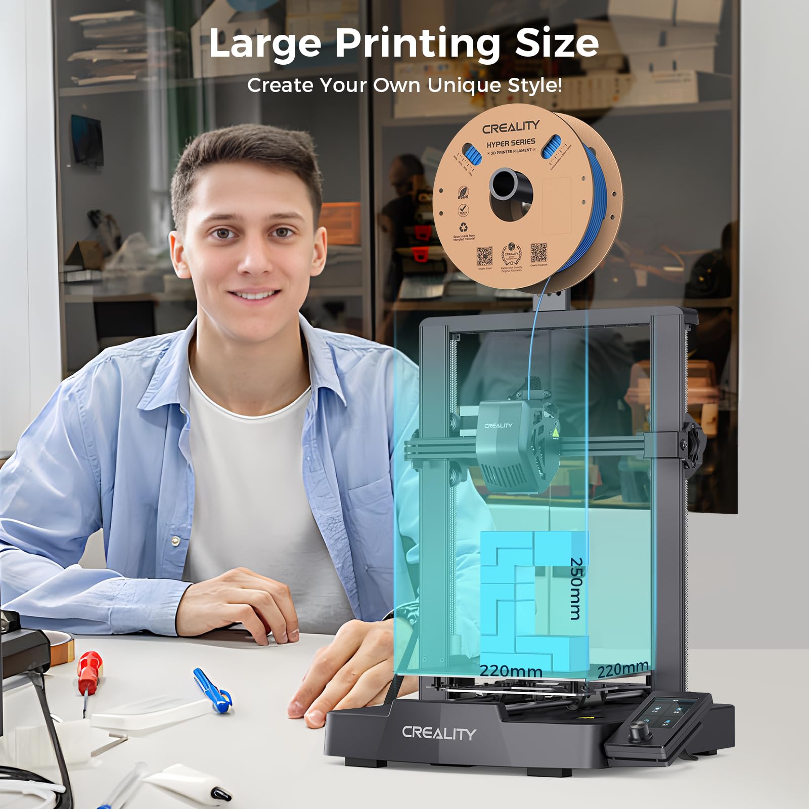 CREALITY Ender-3 V3 SE 3D-Druc – 3D Printing Online Bewertung und Preis