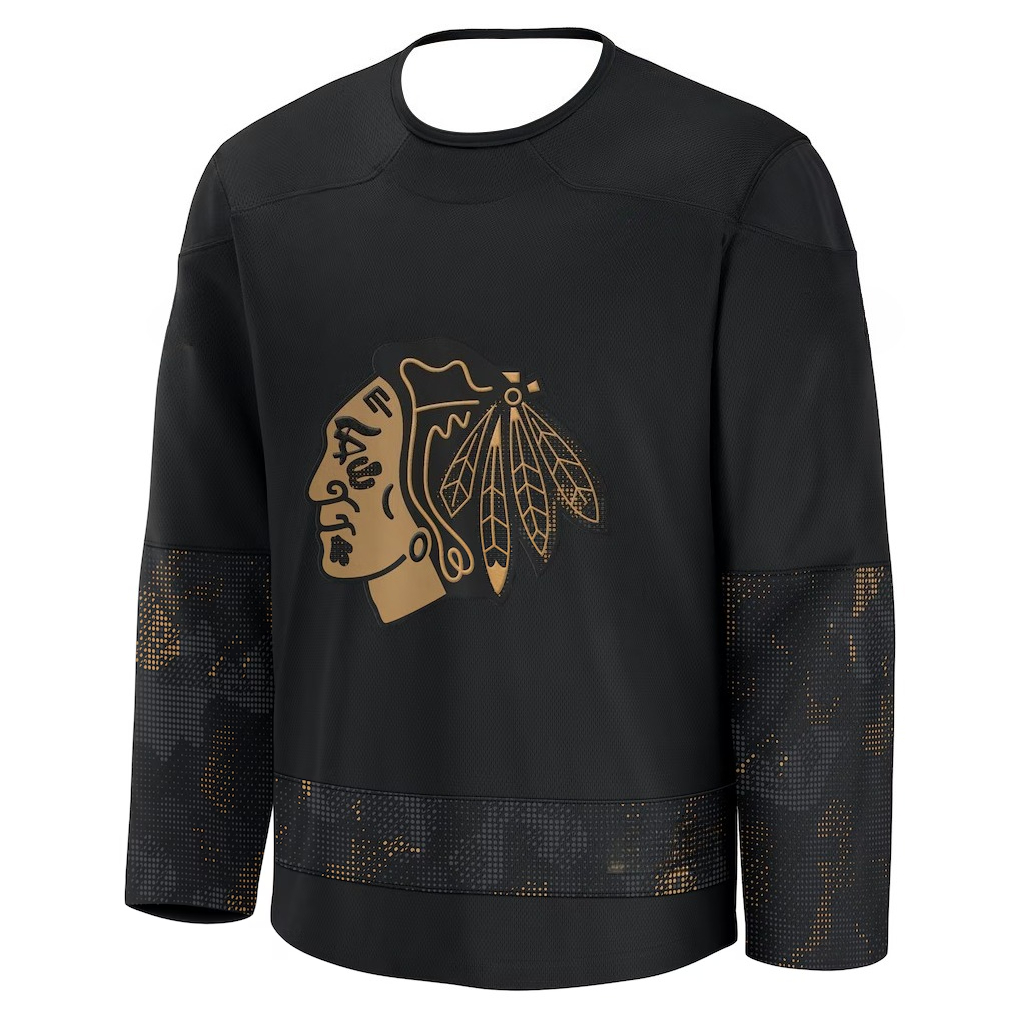 Hockey-Trikot – Schwarz mit go – 3D Printing Gold Bewertung und Preis