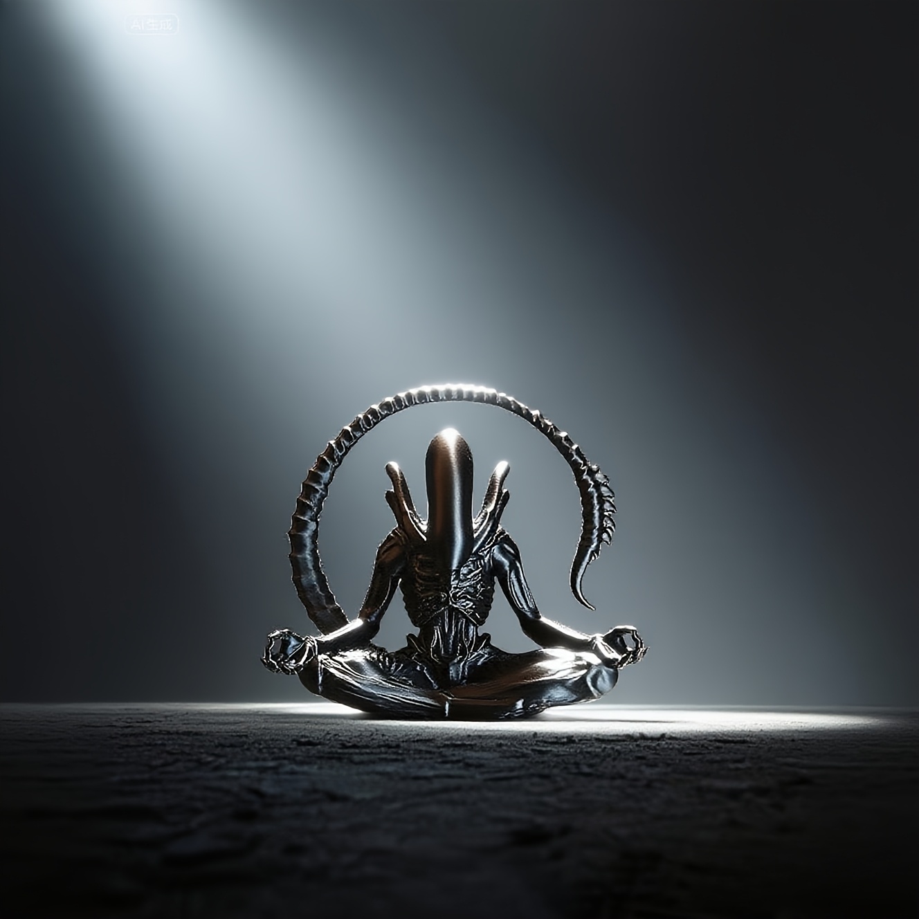 Meditierende Alien-Figur 3D-Ge – 3D Printing Household Items Bewertung und Preis