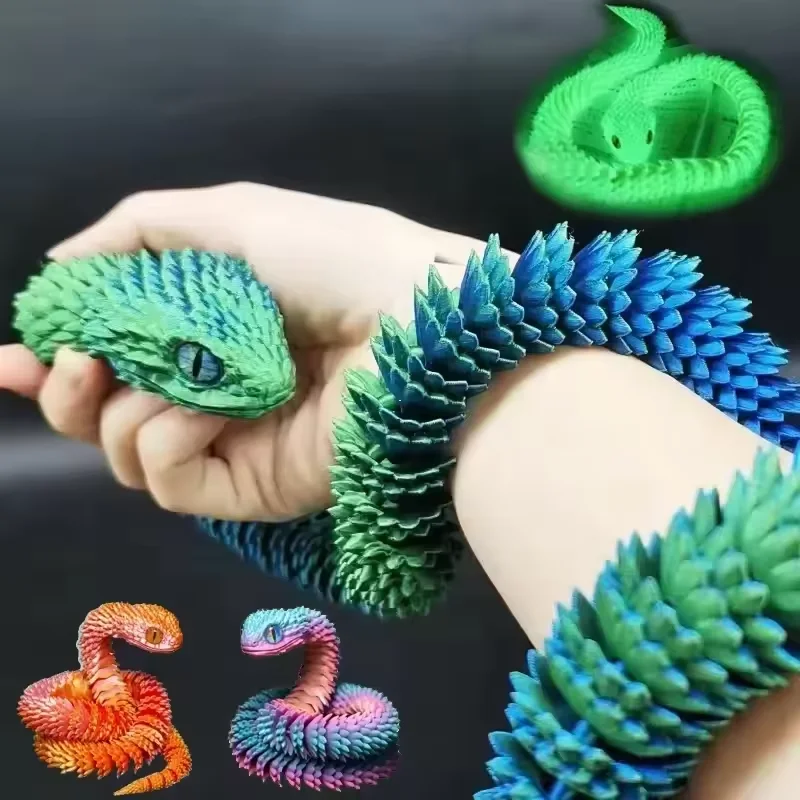 3D-gedruckte Schlange, bewegli – 3D Printing Idea Bewertung und Preis