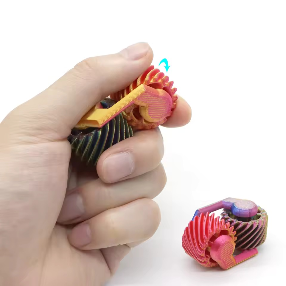 3D-Gedruckter Fidget Spinner F – 3D Printing Gears Bewertung und Preis