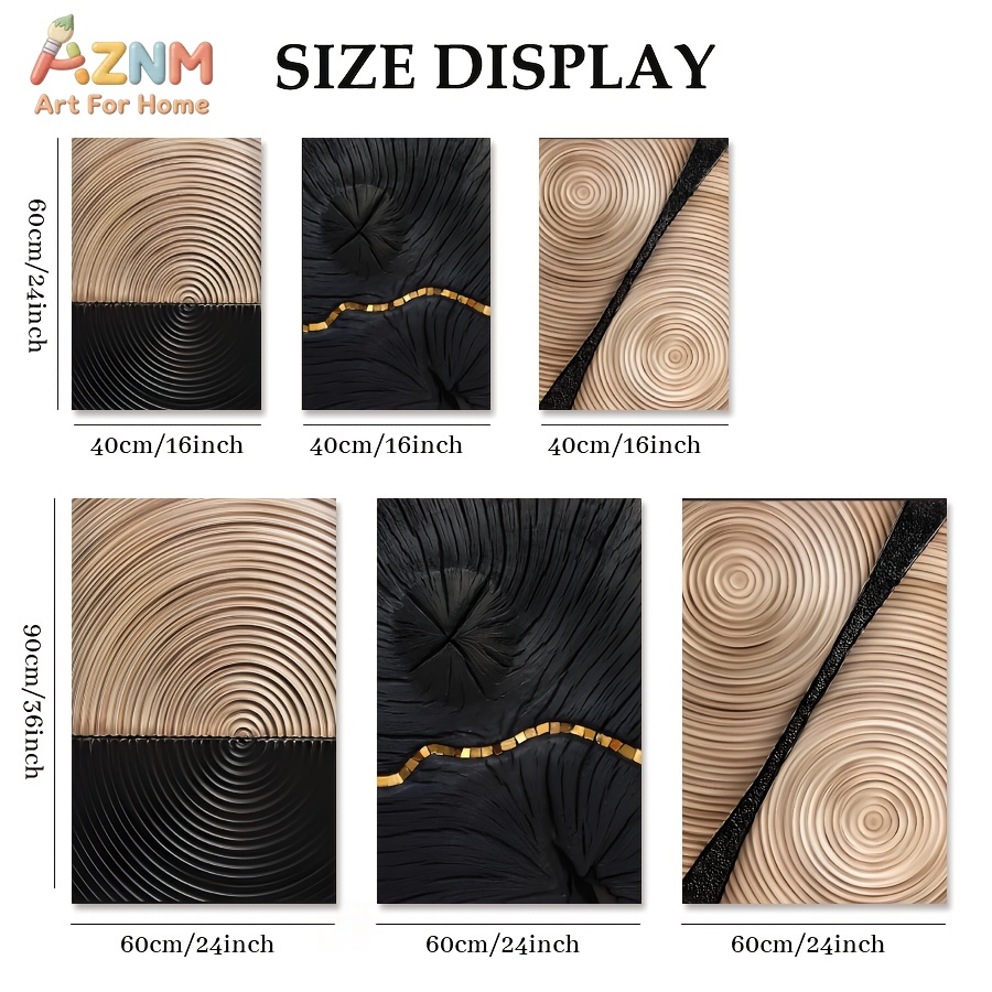 AZNM Wabi Sabi Abstrakte Holzm – 3D Printing Gold Bewertung und Preis
