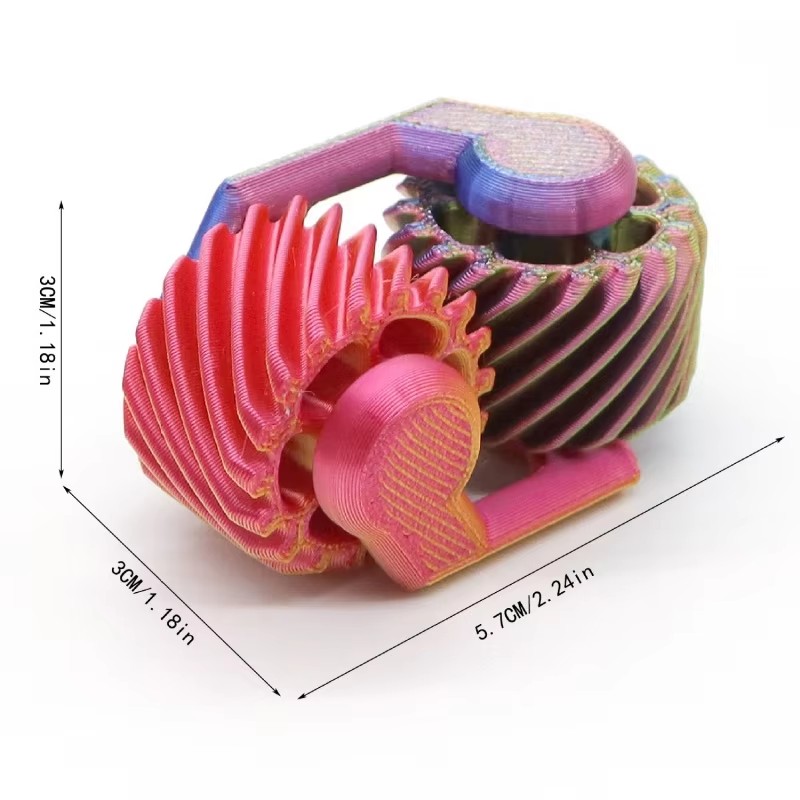 1 Stück 3D-Gedruckter Fidget S – 3D Printing Gears Bewertung und Preis